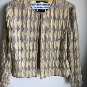 Gorgeous Camille Marie gold evening jacket